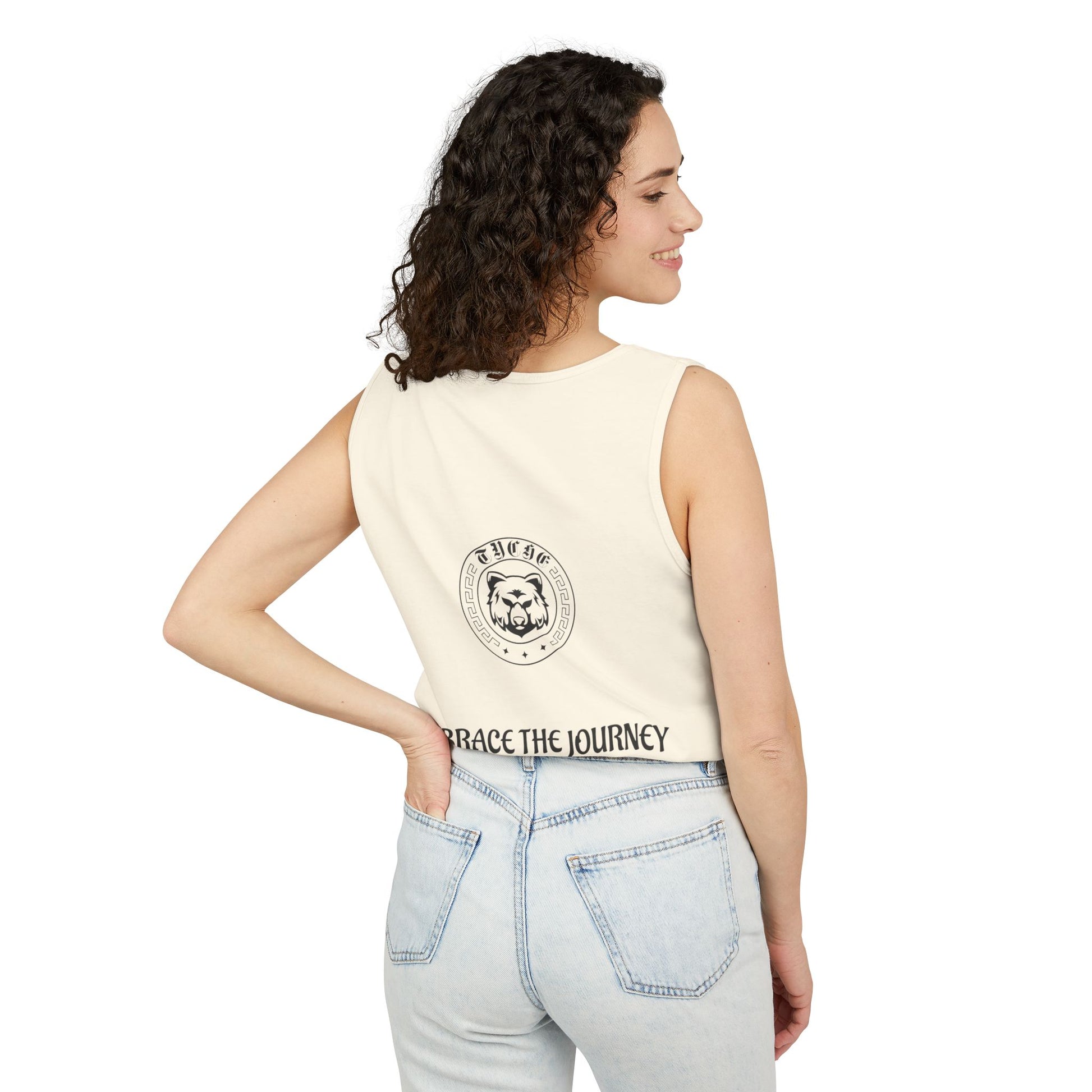 Embrace the Journey Unisex Garment-Dyed Tank Top